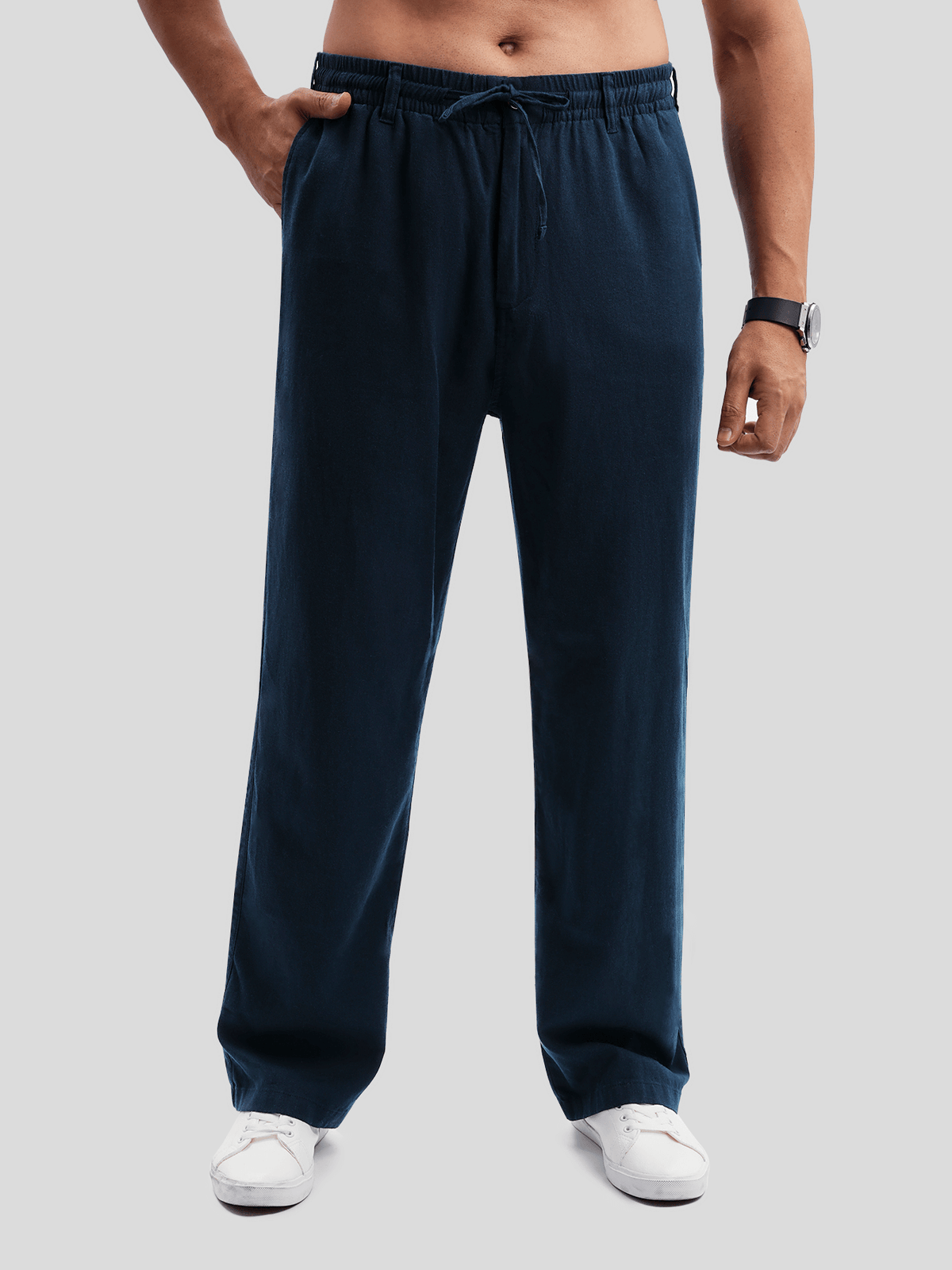 DreamWear Italian Linen Elastic Drawstring Pant