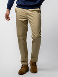 Cotton Sateen Chino Pants Stretch Work Travel