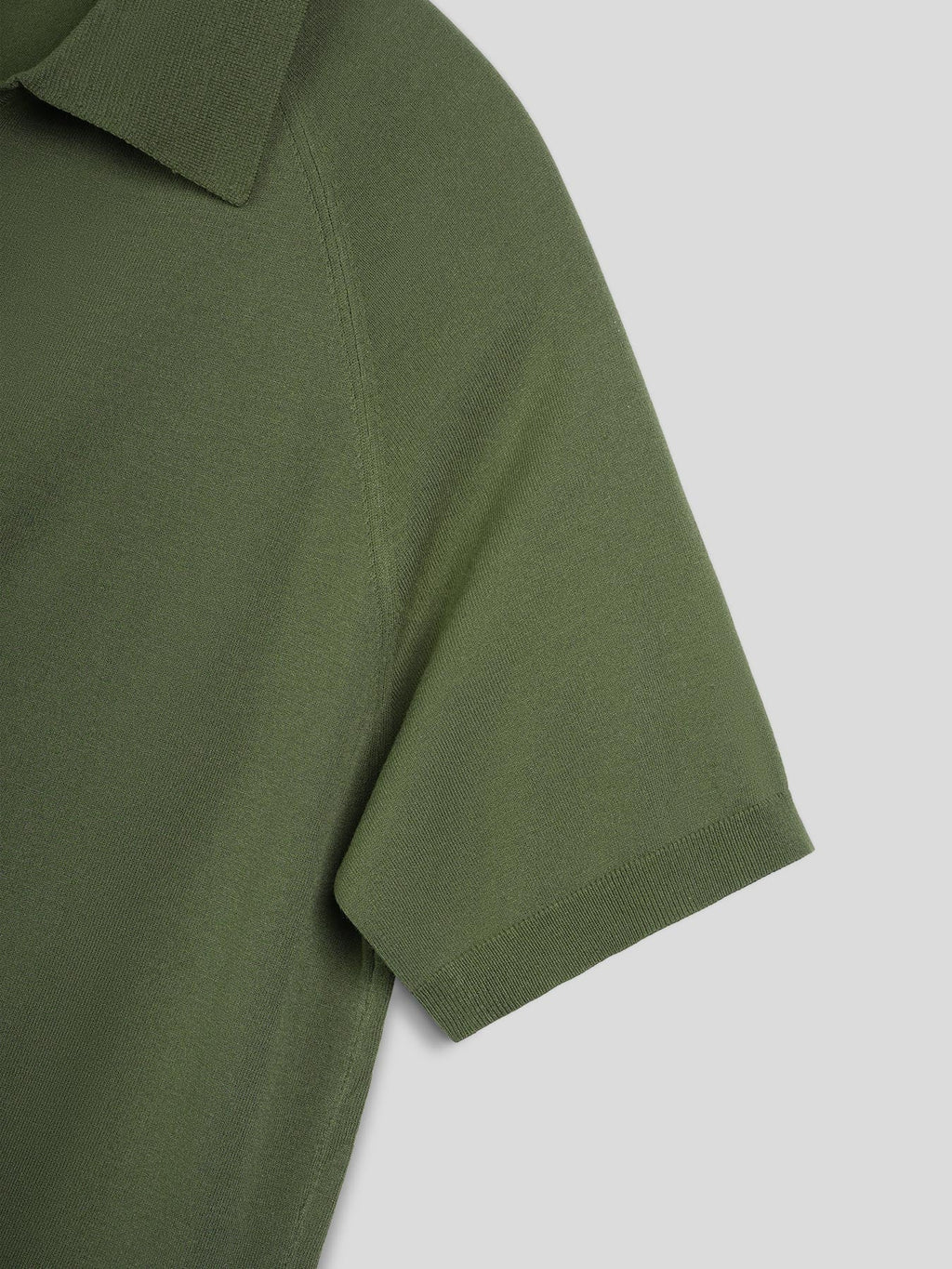Gentle Knit Short Sleeve Knitted Polo