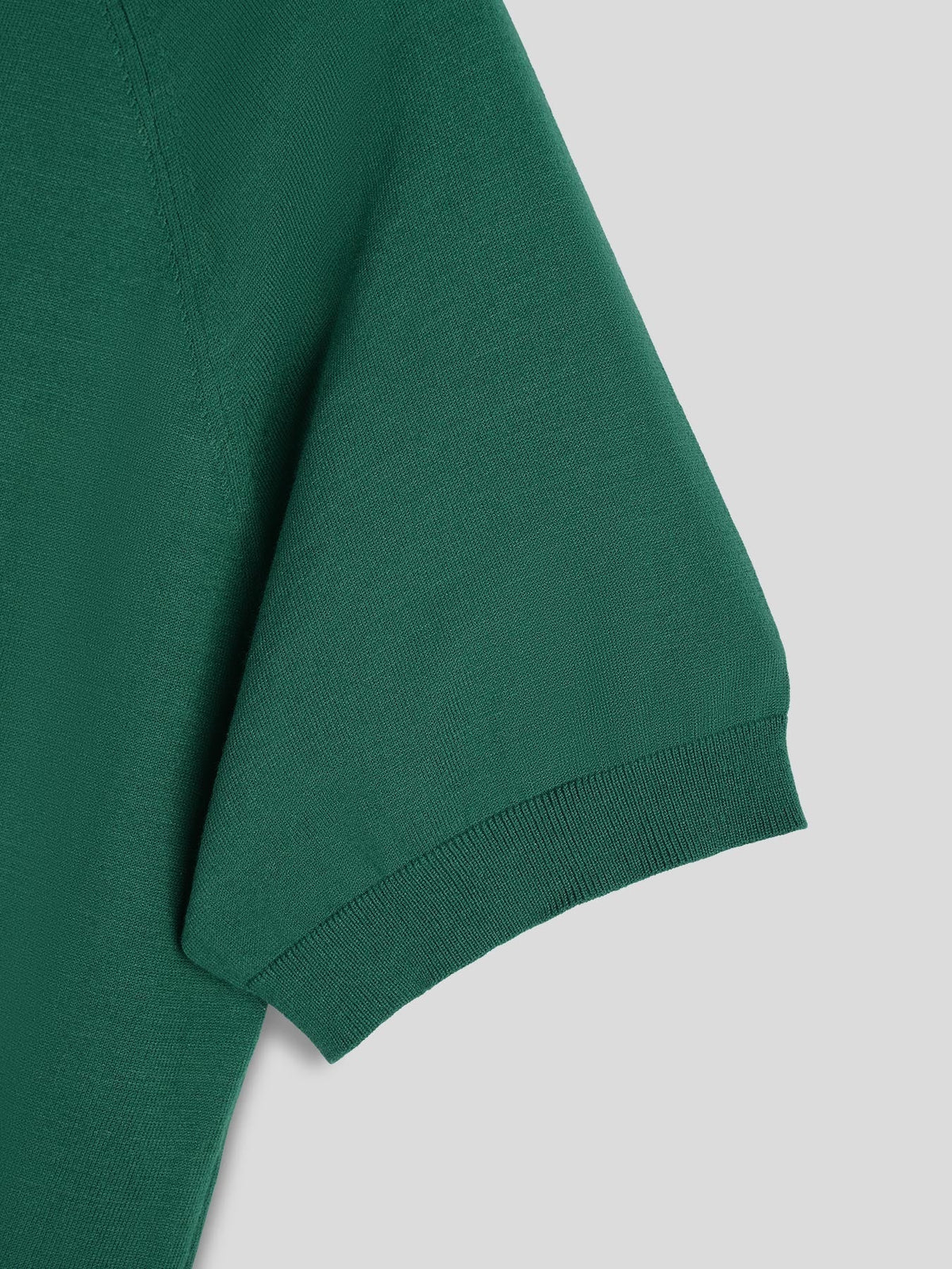 Gentle Knit Short Sleeve Knitted Polo