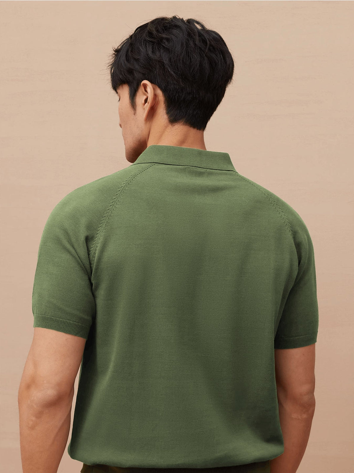 Gentle Knit Short Sleeve Knitted Polo