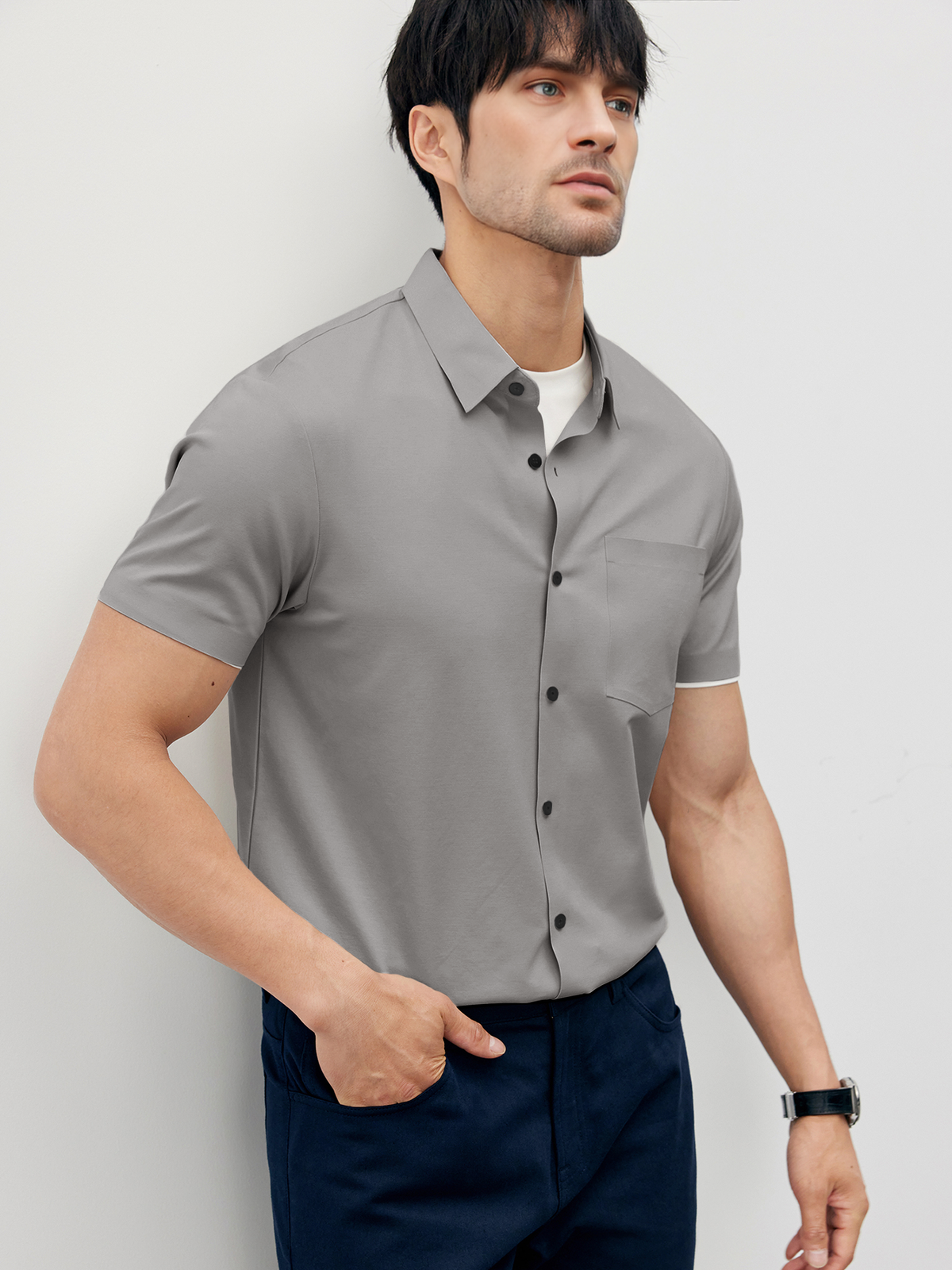 ChillLux Wrinkle-free Short Sleeve Shirt