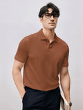 BreezeLuxe Breathable Piqué Cotton Short Sleeve Polo