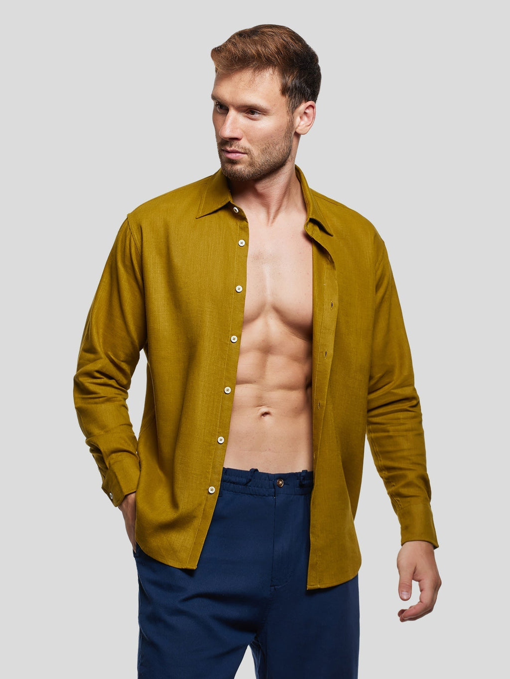 Linen Long Sleeve Shirt