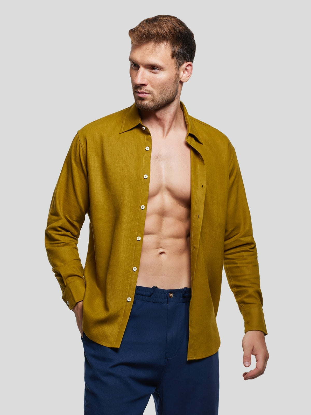 Linen Long Sleeve Shirt