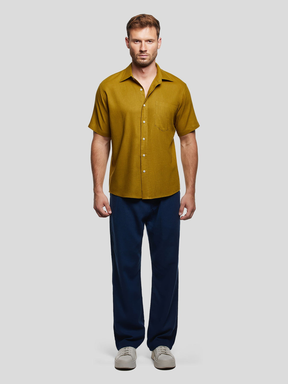 DreamWear Italian Linen Short Sleeve Shirt