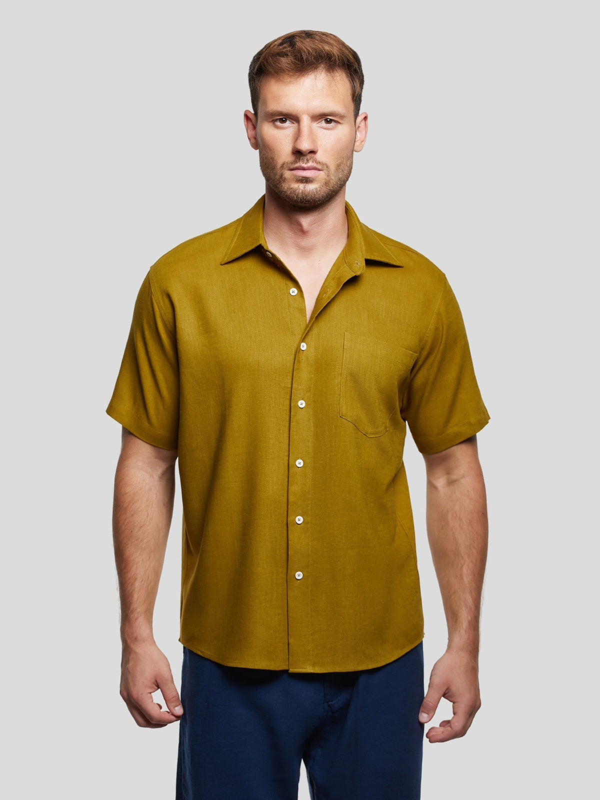 DreamWear Italian Linen Short Sleeve Shirt