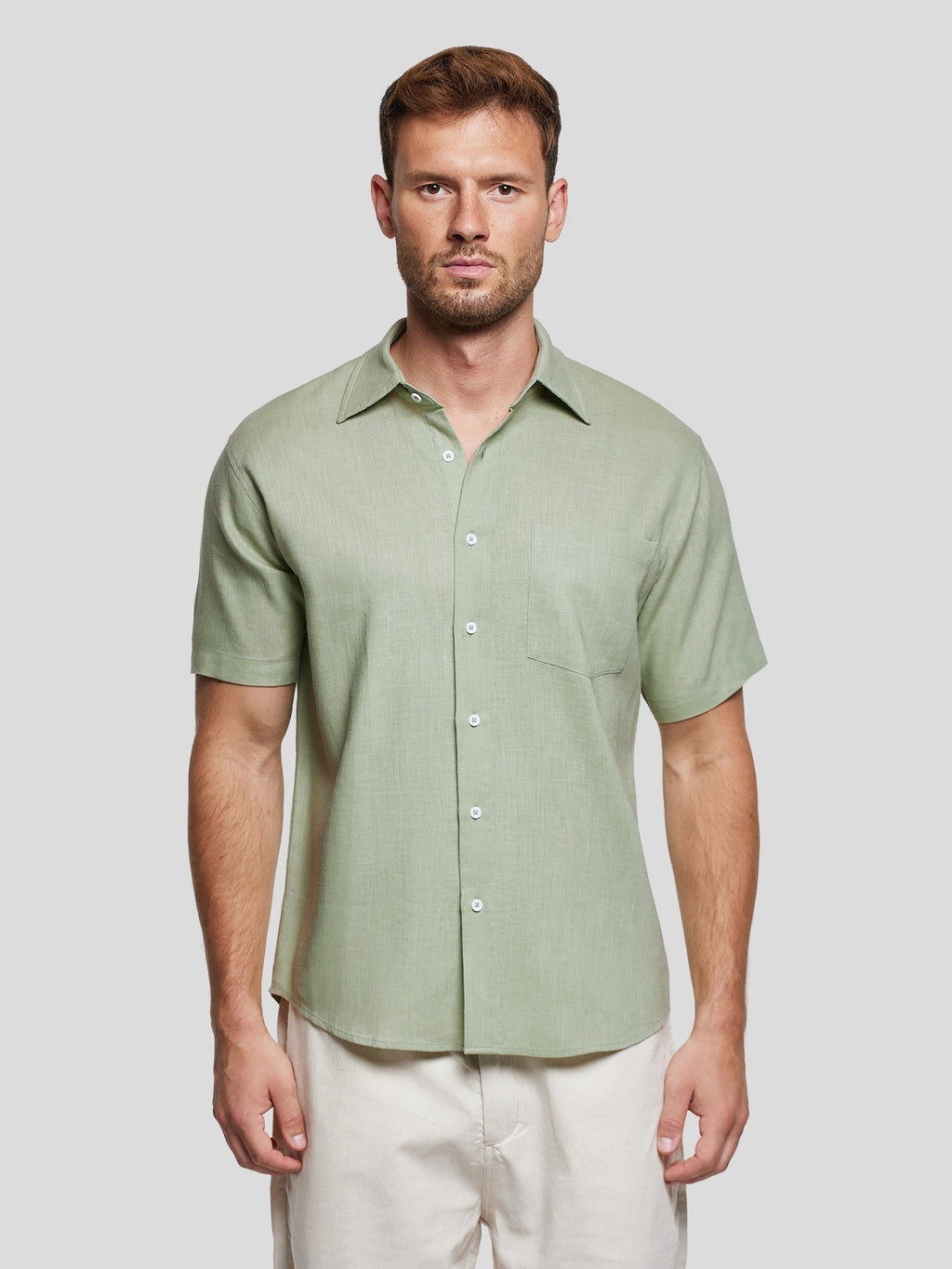 DreamWear Italian Linen Short Sleeve Shirt