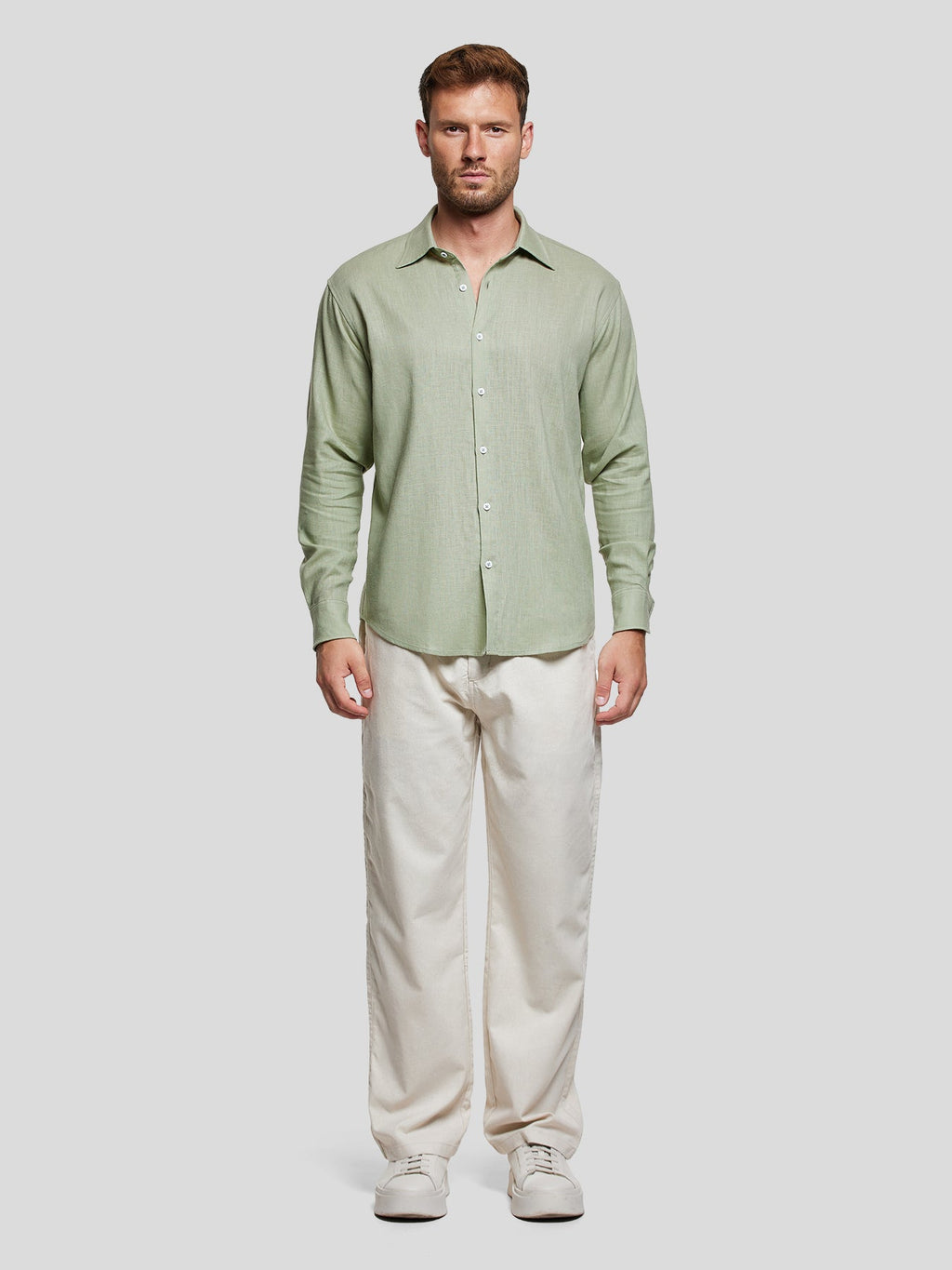 Linen Long Sleeve Shirt