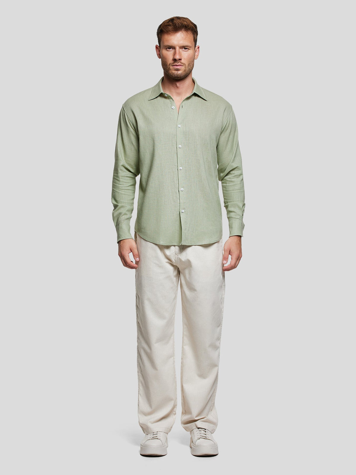 Linen Long Sleeve Shirt