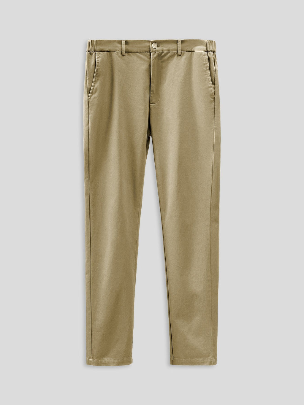 Cotton Sateen Chino Pants Stretch Work Travel