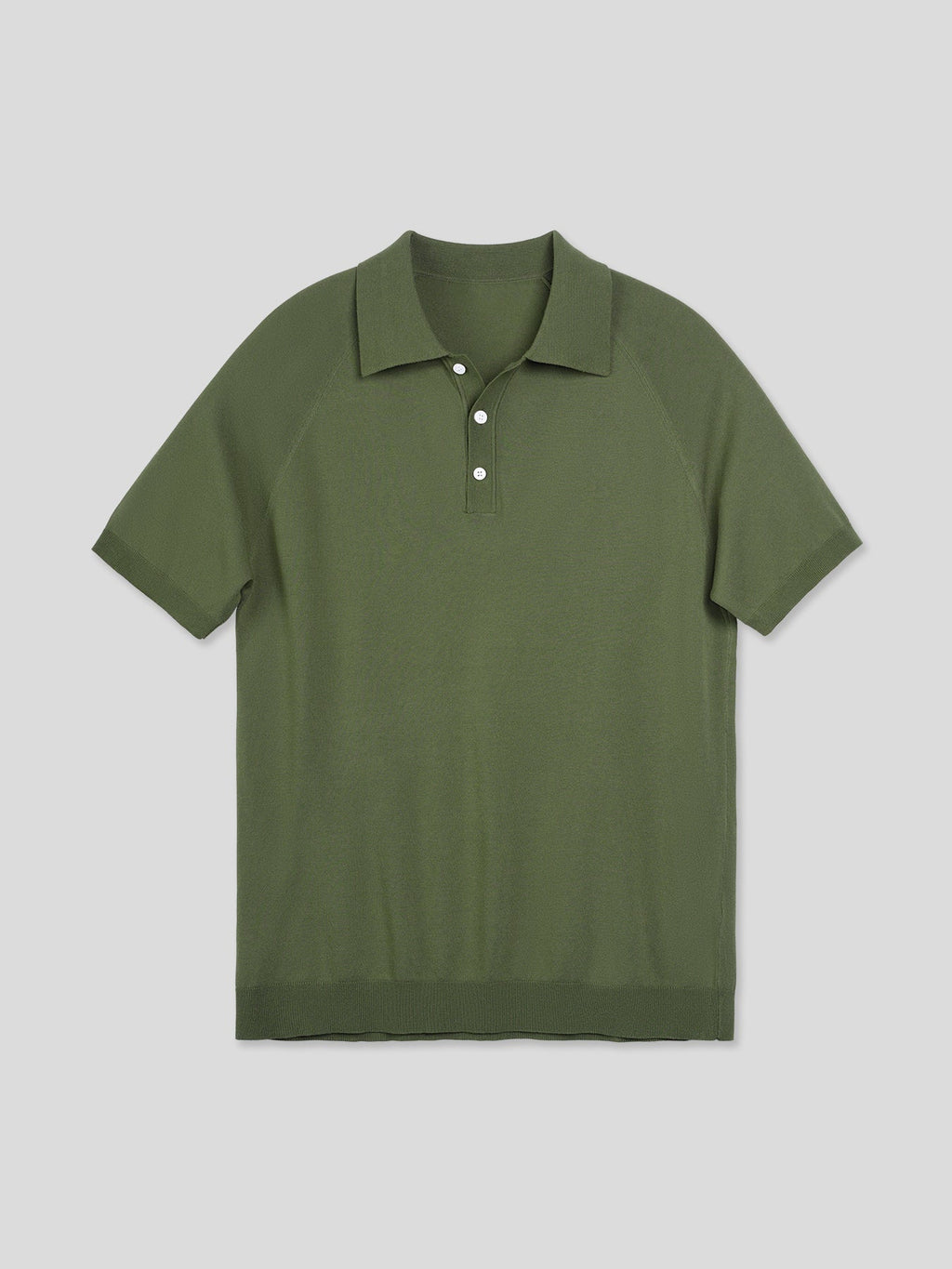 Gentle Knit Short Sleeve Knitted Polo