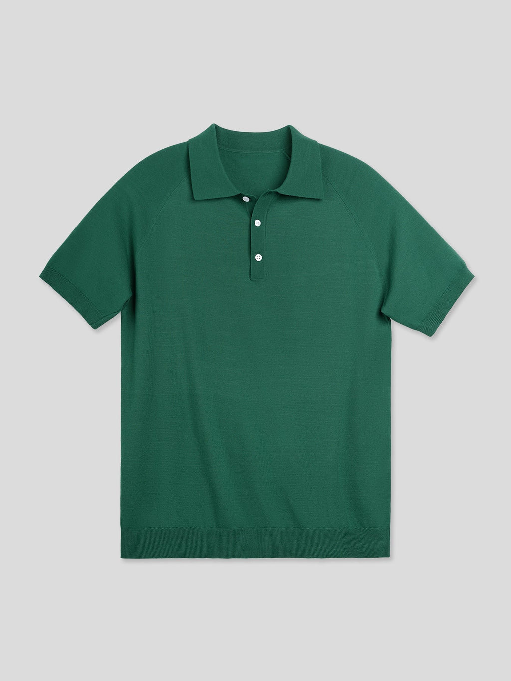 Gentle Knit Short Sleeve Knitted Polo