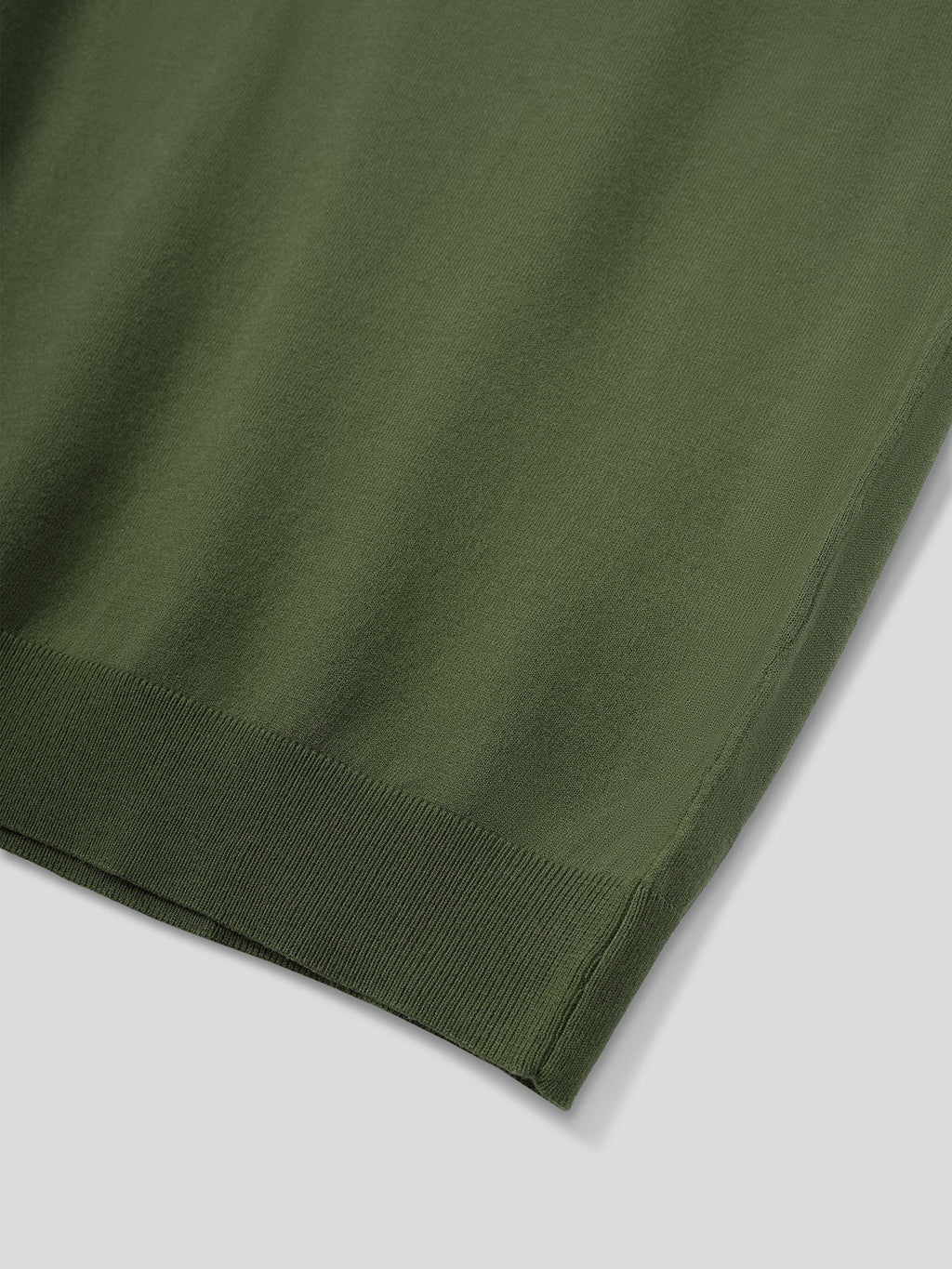 Gentle Knit Short Sleeve Knitted Polo