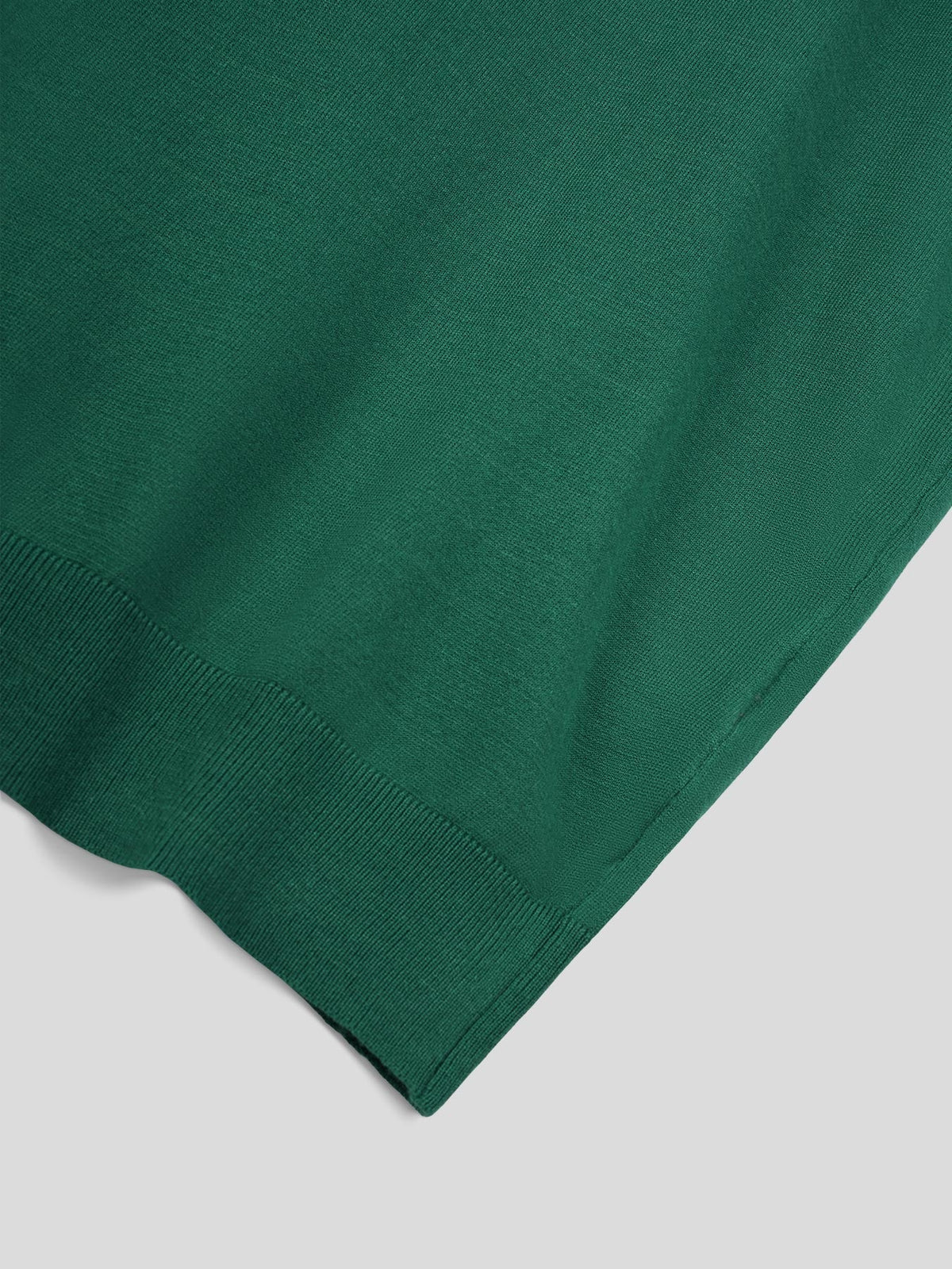 Gentle Knit Short Sleeve Knitted Polo