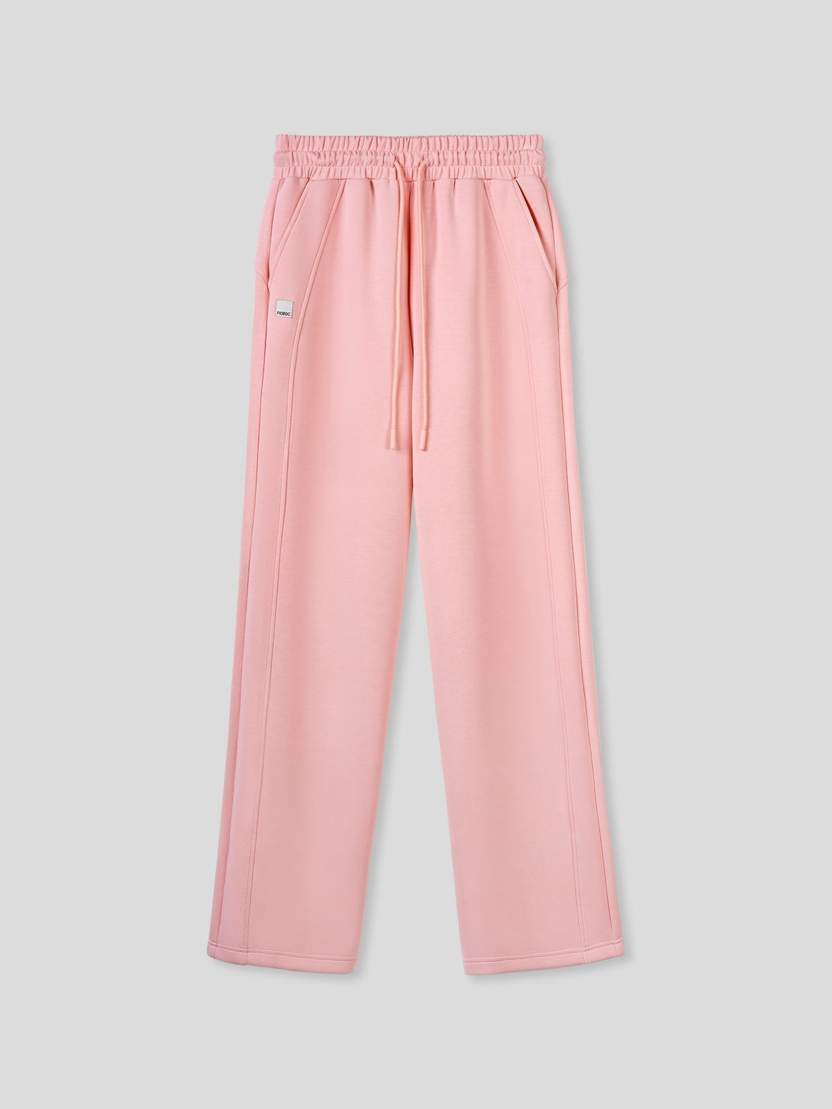 Modal Blend Mid-Rise Wide Leg Pant